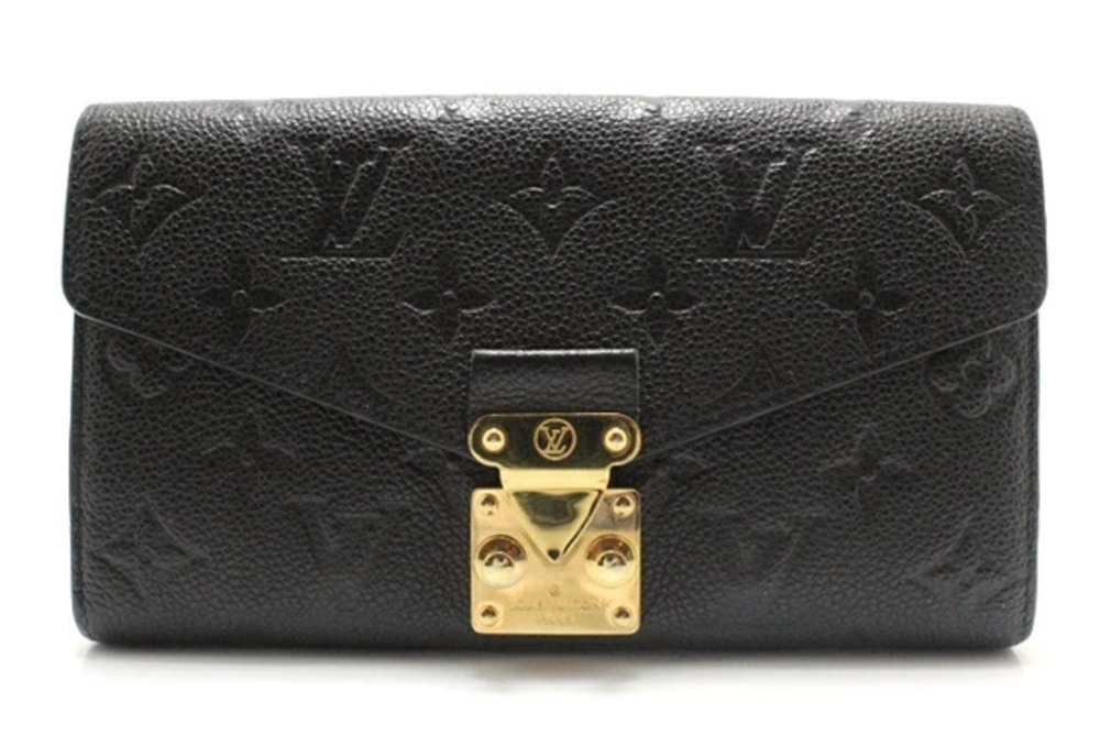LOUIS VUITTON Portefeuille Metis Long Wallet Empreinte Noir Black